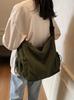 Estilo Perezoso Bolsa de Tela de Gran Capacidad para Viajes Diarios Unisex Bolso Cruzado Casual para Estudiantes Universitarios Bolso de Hombro Simple