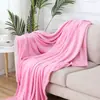 Venta al por mayor de mantas de franela de color liso, mantas de forro polar coral, mantas para siesta, mantas para aire acondicionado, mantas cubiertas multifuncionales, mantas de regalo