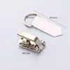 Hebilla de Pico de Pato Metálica Abrigo de Piel Ropa Exterior Pedrería Incrustada Hebilla Oculta Accesorios Hebilla de Abrigo Ropa Hebilla Doble Mercería Venta al por Mayor