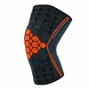 Rodillera Deportiva de Punto de Nailon Antideslizante Presurizada para Adultos Manga Protectora Exterior Baloncesto Fútbol Rodillera Transpirable Ajustable