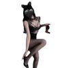 Lingerie Sexy, Feminino Preto Recortado Qualidade do Ar Renda Costurada Respirável Emagrecedor Visual Sexy Slim Fit Vestido para Quadril
