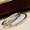 Anillo apilable estilo Wang Junkai con tachuelas de diamante, Anillo minimalista coreano estilo Ins de banda lisa con índice de estrella, Anillo de nicho