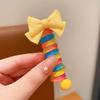 Línea Telefónica de Rollo para Niños Banda para el Cabello Artefacto para Trenzas de Niñas Banda Elástica de Goma de Girasol Elástico Alto Cuerda para el Cabello para Cola de Caballo Alta