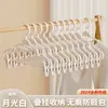Set de perchas integradas antideslizantes, perchas de esponja antideslizantes que no marcan para tiendas de ropa, venta al por mayor de perchas integradas para Hanfu y faldas JK