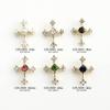 Nueva joyería de aleación para uñas, color retro, estilo punk, hada, perla, cruz, taladro para uñas, venta directa de fábrica