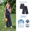 [Estilo Pequeño Chanel] Conjunto de Falda de Punto Roja para Niñas para Primavera y Otoño, Elegante Conjunto Nuevo de Primavera para Niños Mayores y Bebés