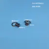 Venta al por mayor de fábrica con anillo cabeza de monje clavo para pezón accesorios de hardware para equipaje accesorios para funda de teléfono móvil cabeza de monje giratoria con letra D