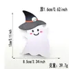 Novos Produtos Transfronteiriços Halloween Enfeites Criativos Enfeites Fofos em Forma de Fantasma Decoração de Mesa Festiva Enfeites de Madeira