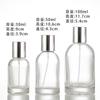 Frasco de perfume em estoque vidro cristalino transparente frasco de embalagem cosmética frasco sub de perfume spray baioneta frasco vazio