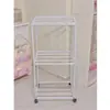 Prateleira de Armazenamento para Meias e Chapéus, Exibidor Multifuncional com Múltiplos Ganchos para Pendurar e Secar, Adequado para Varanda Infantil, Quarto de Estudante, Quarto, Cabideiro de Chão