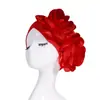 Tops Florais Oversized Estilo Étnico Chapéu Chapéu Baotou Estilo Africano Chapéu para Grupo de Casamento
