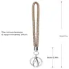 Chaveiro de Diamante Xiyin Pingente para Celular Acessórios Decorativos para Mochila Fivela Antiperda Antifurto Totalmente de Diamante 14,5 cm em estoque