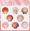 Pacote de Adesivos História Retrô Série Xi Bei Tema Concha Materiais de Decoração para Diário, 16 Adesivos em 6 Designs para Escolher