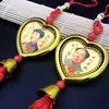 Fábrica de Colgantes Giratorios para Coche con Forma de Corazón de Melocotón del Presidente Suministro de Puesto Fijo Regalo de Exposición Lote Mixto Colgante de Coche Acting Mang Ying