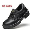 Sapatos de proteção do trabalho por atacado transfronteiriços sapatos de proteção de segurança trabalho de couro anti-esmagamento anti-furo antiderrapante resistente a ácidos e álcalis sapatos de proteção do trabalho