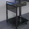 Soporte multicapa para torre de computadora con ruedas, carrito para escritorio en casa, base móvil para caja de sala de juegos
