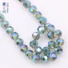 Cuentas de cristal sintético importado, galvanizado de color mágico, accesorios DIY al por mayor, cuentas de 32 bolas, accesorios para joyería hechos a mano creativos