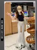Pantalones de Yoga Acampanados Adelgazantes para Mujer, Novedad Otoño 2026 de Cintura Alta Versátiles Casuales de Campana Largos hasta el Suelo