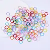 Accesorios para Joyería DIY Metal Colorido Barniz para Hornear Anillas Abiertas Anillas para Llavero Material Hecho a Mano Anillas de Conexión En Stock Mayoreo