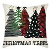 Funda de almohada navideña Amazon Home Nordic Holiday Decorativa de lino súper suave y corta de felpa para sofá