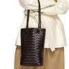 Bolsa feminina de couro legítimo com design de nicho, bolsa pequena e moderna, combinando, bolsa de um ombro só, bolsa de mão