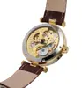 Nuevo Reloj Mecánico Automático Impermeable Forsining Moda Europea y Americana para Hombre con Movimiento Mecánico Calado