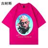 Camiseta de manga corta de algodón wish para comercio exterior para hombre, ropa de moda de verano suelta nueva para niños de media manga, venta al por mayor en eBay