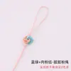 Mandala nó corda mini chinês nó borla antigo pendurado cabeça diy celular marcador jóias pequena bolsa cordão atacado