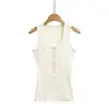Atacado de Roupas Femininas Transfronteiriças Estilo Europeu e Americano Primavera 2026 Novo Top Slim de Alcinha com Colete Casual por Baixo
