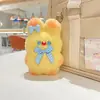 Colgante de muñeca de conejo de dientes hecho a mano creativo Peluche Muñeca de Dibujos Animados muñeca hecha a mano regalo llavero joyería al por mayor