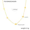 Collar de Acero Inoxidable 316L Chapado en Oro, Joyería de Cobre con Microincrustaciones de Circonita, Colgante Transfronterizo Misterioso, Tendencia y Versátil