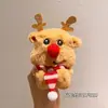 Chifres de Rena de Natal Transfronteiriços Decoração de Árvore Pequena Presilha de Cabelo de Natal Pelúcia Fofa Adereço de Cabeça para Festa de Feriado Acessórios de Cabelo para Meninas