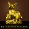 Adornos del Zodiaco de Latón Rata, Buey, Tigre, Conejo, Dragón, Serpiente, Caballo, Cabra, Mono, Gallo, Perro, Cerdo de Latón Puro, Oficina en Casa