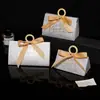 Cajas de Dulces Personalizadas Nuevas con Estampado Dorado para Compromiso y Boda, Cajas de Papel de Alta Calidad para Dulces, y Hermosas Cajas de Regalo