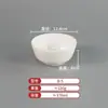 Tigelas Pequenas de Arroz para Cantina Escolar de Fábrica, Tigelas para Fast Food, Tigelas Plásticas Imitando Porcelana Comercial, Tigelas para Mingau de Refeição em Grupo, Tigelas de Melamina A5 Personalizadas