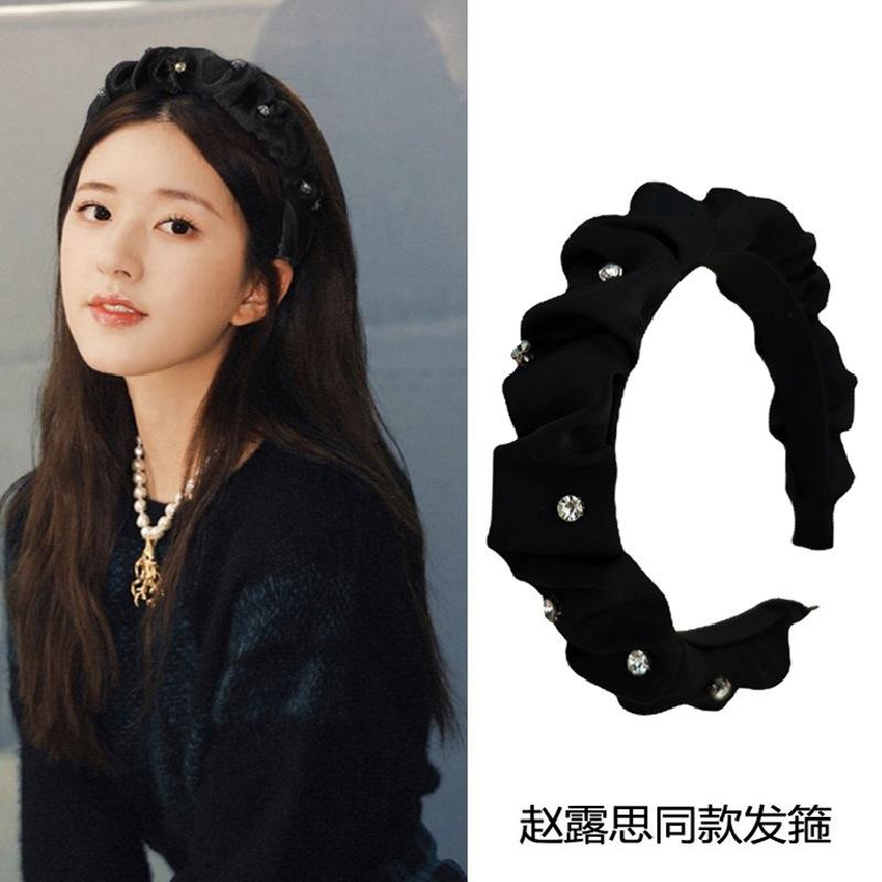 2303001 (1) 赵LU思同款发箍女早春高颅顶复古法式