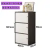 Gabinete Sencillo de Altura Ajustable con Puertas y Cerraduras, Gabinete de Almacenamiento, Archivador, Gabinete de Madera de Combinación Libre, Gabinete para Balcón