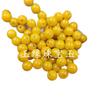 Imitación Ágata Amarilla Cuentas Redondas Imitación Jade Cuentas Sueltas Amarillo Mantequilla Cuentas Verdes Pulsera Collar Accesorios de Joyería Cuentas Hechas a Mano