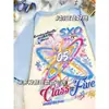 Camisetas personalizadas de manga curta 100% algodão para eventos esportivos, personalização de LOGO DIY de formatura para alunos do ensino fundamental II e médio