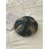Boina de Mezclilla de Moda Primavera/Verano para Mujer 2024 Nueva para Cabeza Grande Adelgazante Facial Sombrero Octagonal de Pintor