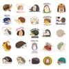 50 pegatinas de dibujos animados de erizo para portátil, taza de agua, cuenta de mano, papelería infantil, decoración, pegatinas impermeables DIY