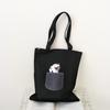 Gato, Gatito, Cachorro, Bolsa de Verano Fresca y Artística para Mujer, Bolso de Hombro, Mochila Escolar para Estudiante, Bolsa de Lona Portátil, Bolso Tote