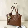Bolso Tote Transfronterizo 2026 Modelo Nuevo Patrón de Diamante Gran Capacidad, Bolso de Hombro de Moda para Viajes Diarios, Bolso de Mano Diario, Bolso de Axila