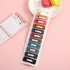 Joyería de moda al por mayor de Corea del Sur lindo pasador pasador macaron color caramelo clip BB serie de colores para niña