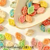 Pulsera de Cuentas de Cerámica para Niña Estudiante Tejido Estilo Antiguo Joyería de Nube Suministro para Transmisión en Vivo Jingdezhen Agujero Grande DIY