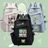 Mochila de mercancía del Dios Maligno Moran, mochila estilo anime 2D del equipo del hospital Wang Qing Han Yu para estudiantes hombres y mujeres, moderna