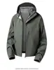 Chaqueta Impermeable con Hebilla Magnética para Primavera y Otoño, Ropa de Trabajo de Marca de Alta Gama para Equipo de Running y Ciclismo, Ropa Transfronteriza Personalizada