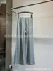 Suministro Directo de Nanyou Wholesale Satén de Seda Doble Cara Pantalones de Pierna Recta Verano Nuevo Casual Adelgazantes Pantalones de Aire