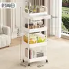 Estantería de pie personalizada para cocina con cajones, fabricante de carritos para salones de belleza, estantería para almacenamiento de snacks de dormitorio, carrito pequeño