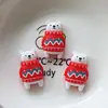 Boneco de Neve de Natal Fosco DIY Adesivos para Capa de Celular Creme Presilhas de Cabelo Elásticos de Cabelo Chaveiros Brincos Pingentes Chinelos Acessórios